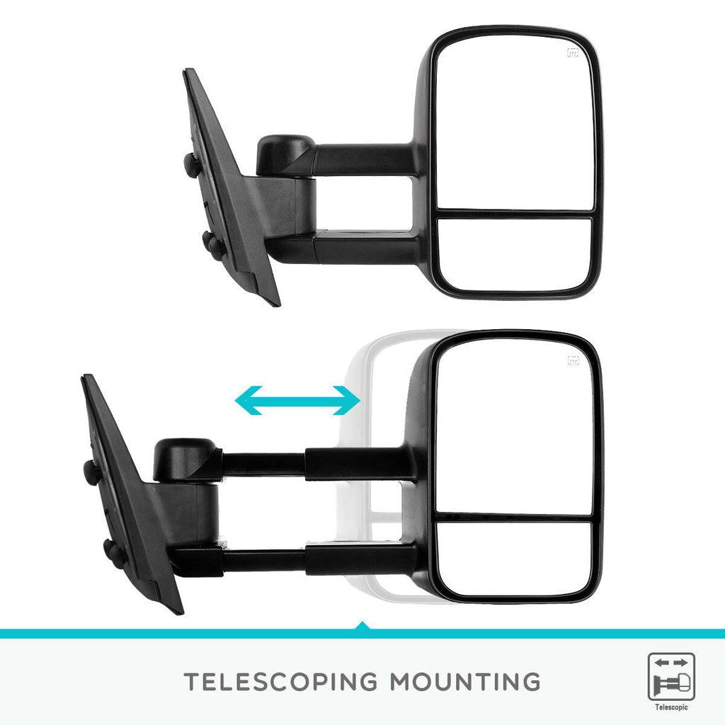 Chevy Silverado Tow Mirrors Telescoping Function