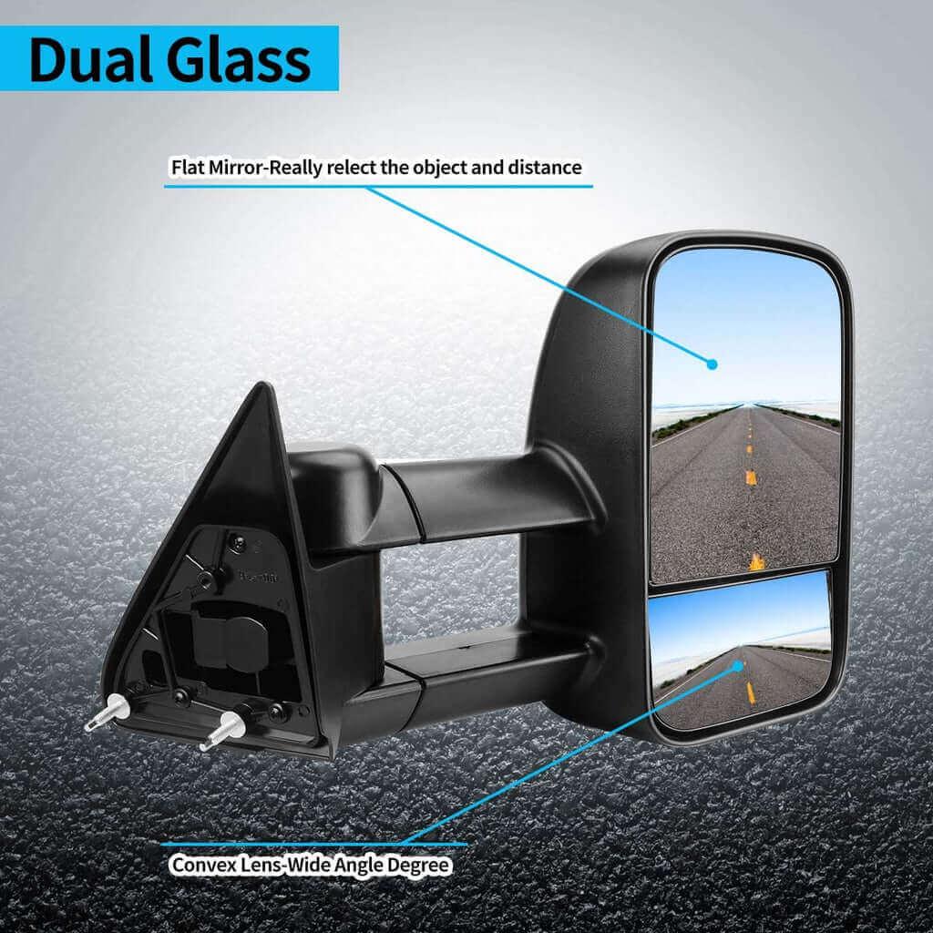 Chevy-GMC-towing-mirrors-with-flat-mirror-and-convex-mirror
