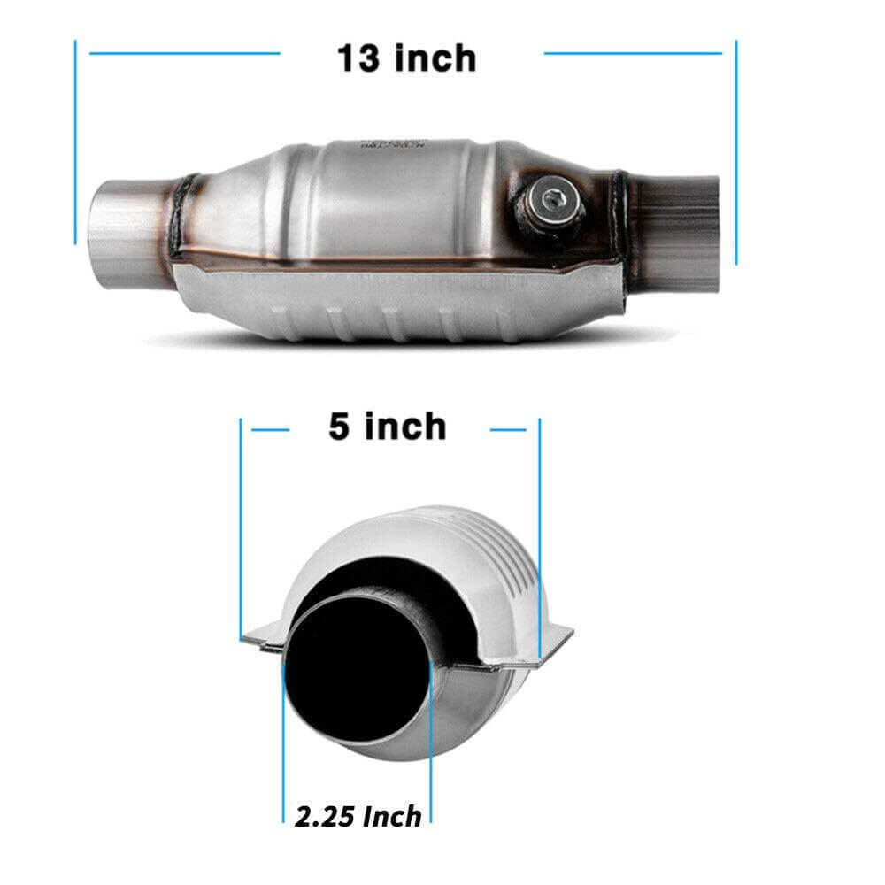 2.25" outside diameter catalytic converter exhaust pipe