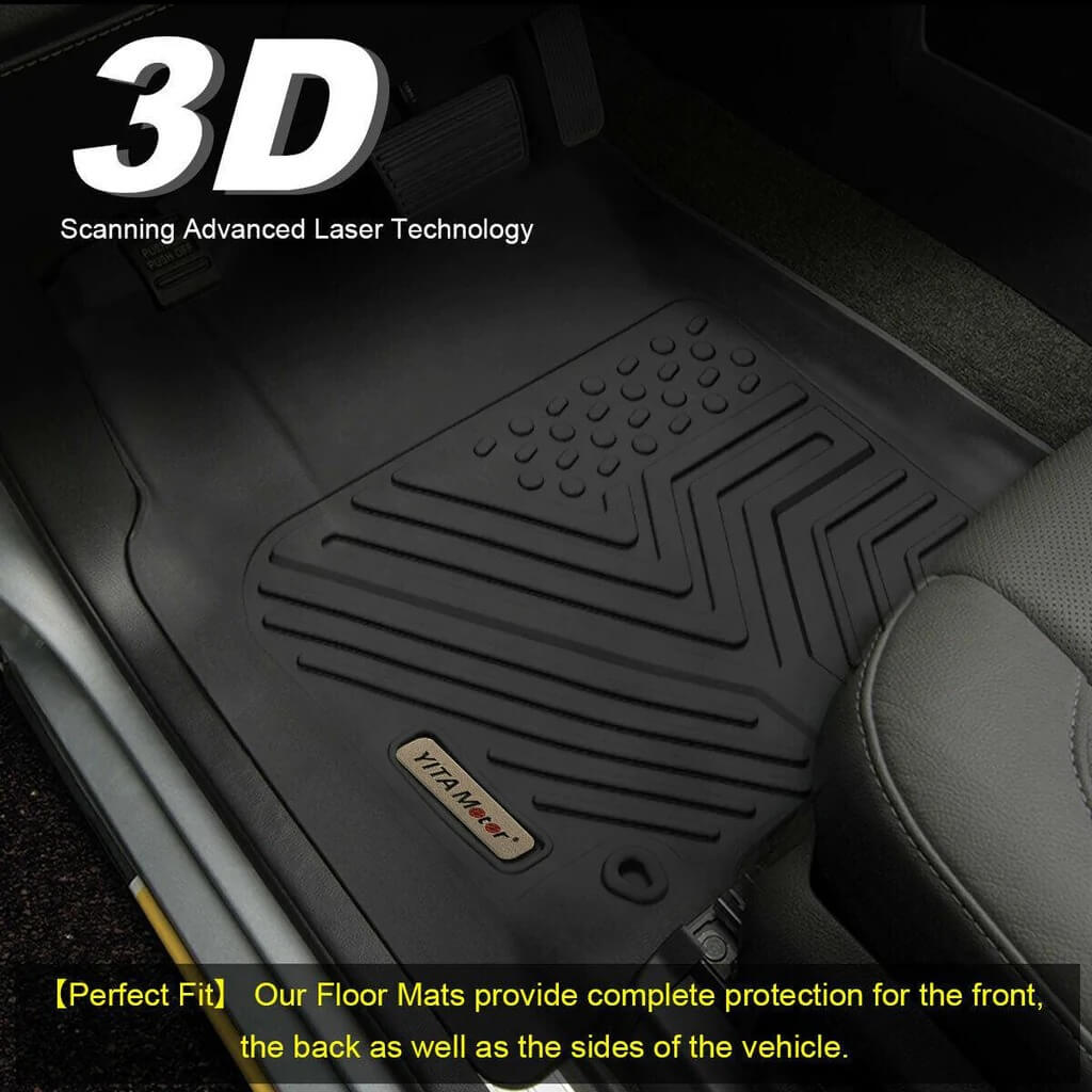 YITAMOTOR-12-18-Dodge-Ram-1500-2500-3500/19-22-Ram-1500-Classic-Crew-Cab-Floor-Mats