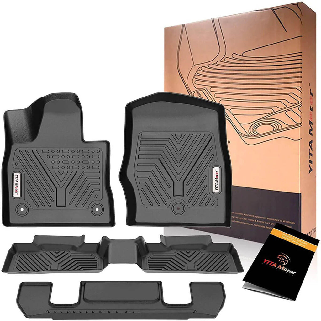 All weather rubber floor mats for cars fit for 2020 2023 Ford