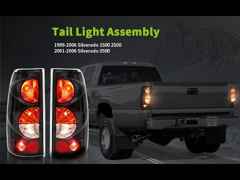 How to install the 04 chevy silverado taillights 