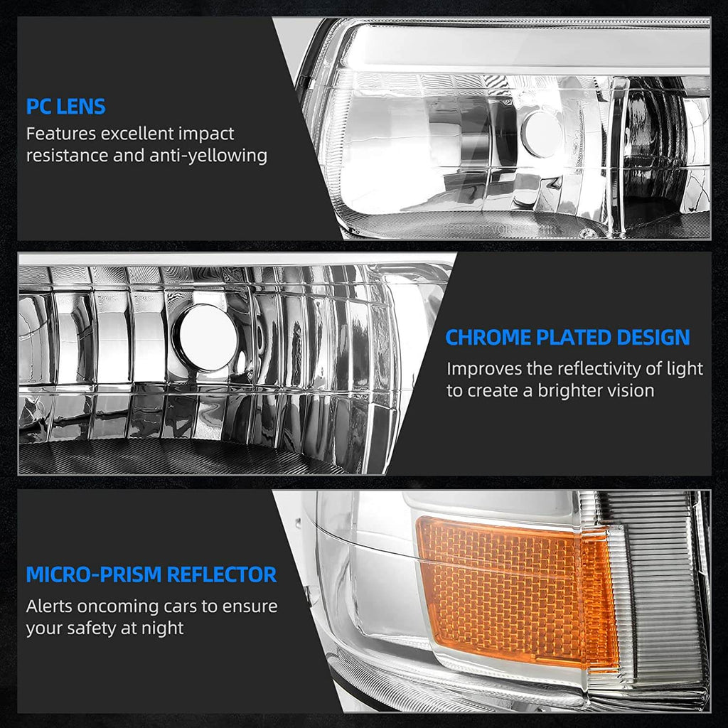 1999-2002 Chevy Silverado LED DRL Headlights