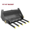 YITAMOTOR® 48" Bucket Clamp-On Pallet Fork 2500 lbs Attachments