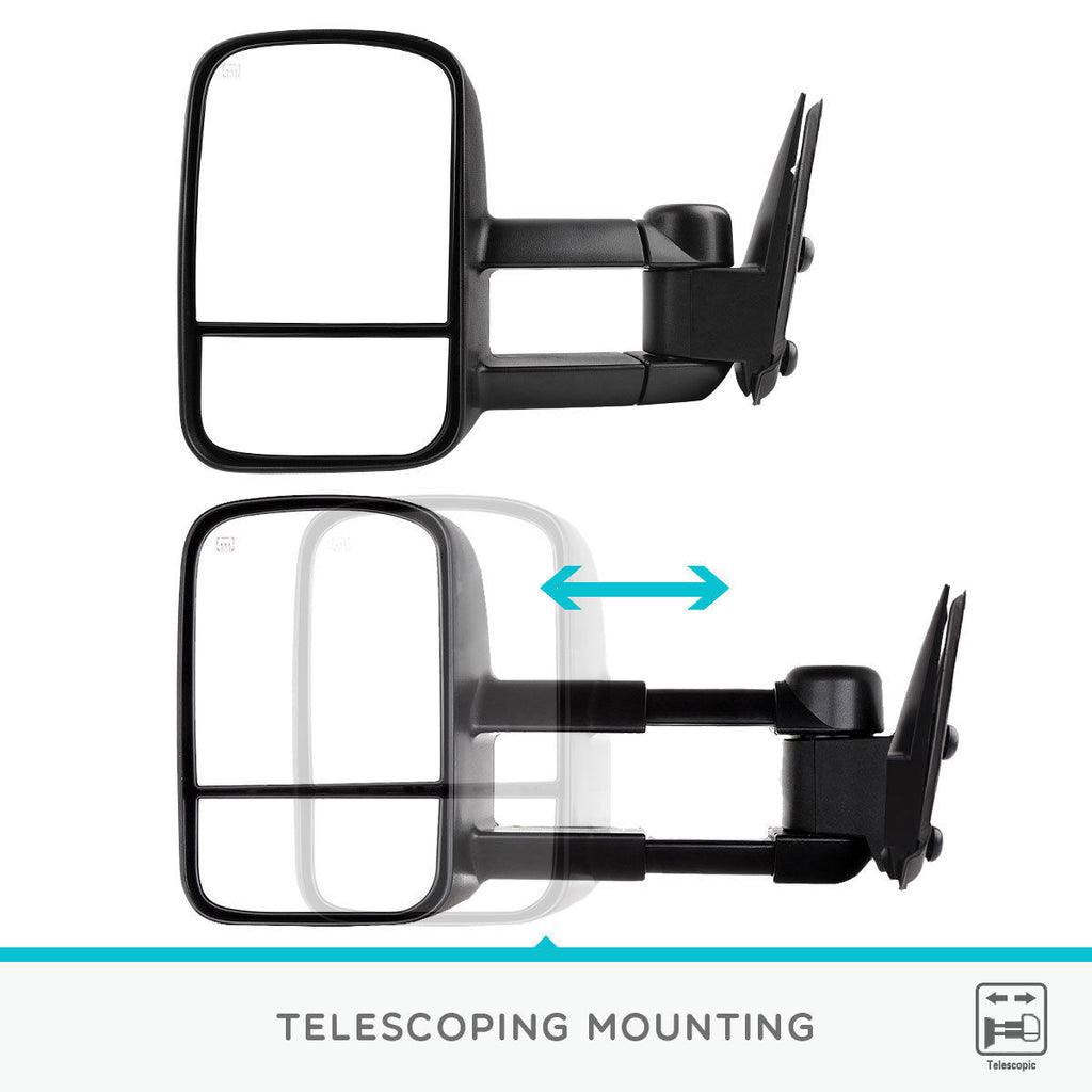 Chevy Silverado Tow Mirrors Telescoping Function