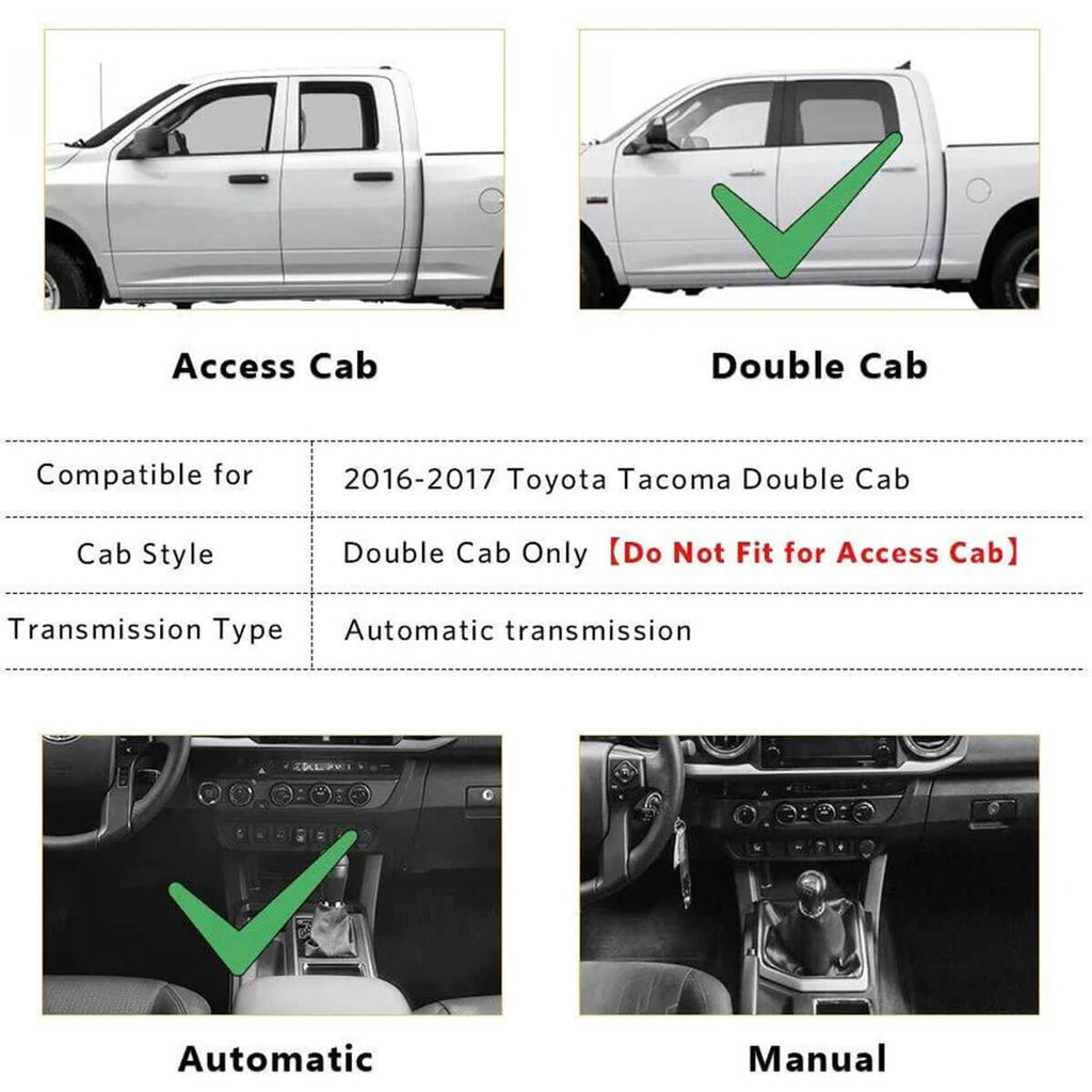 YITAMOTOR-2016-2017-Toyota-Tacoma-Double-Cab-Floor-Mats-Floor-Liners