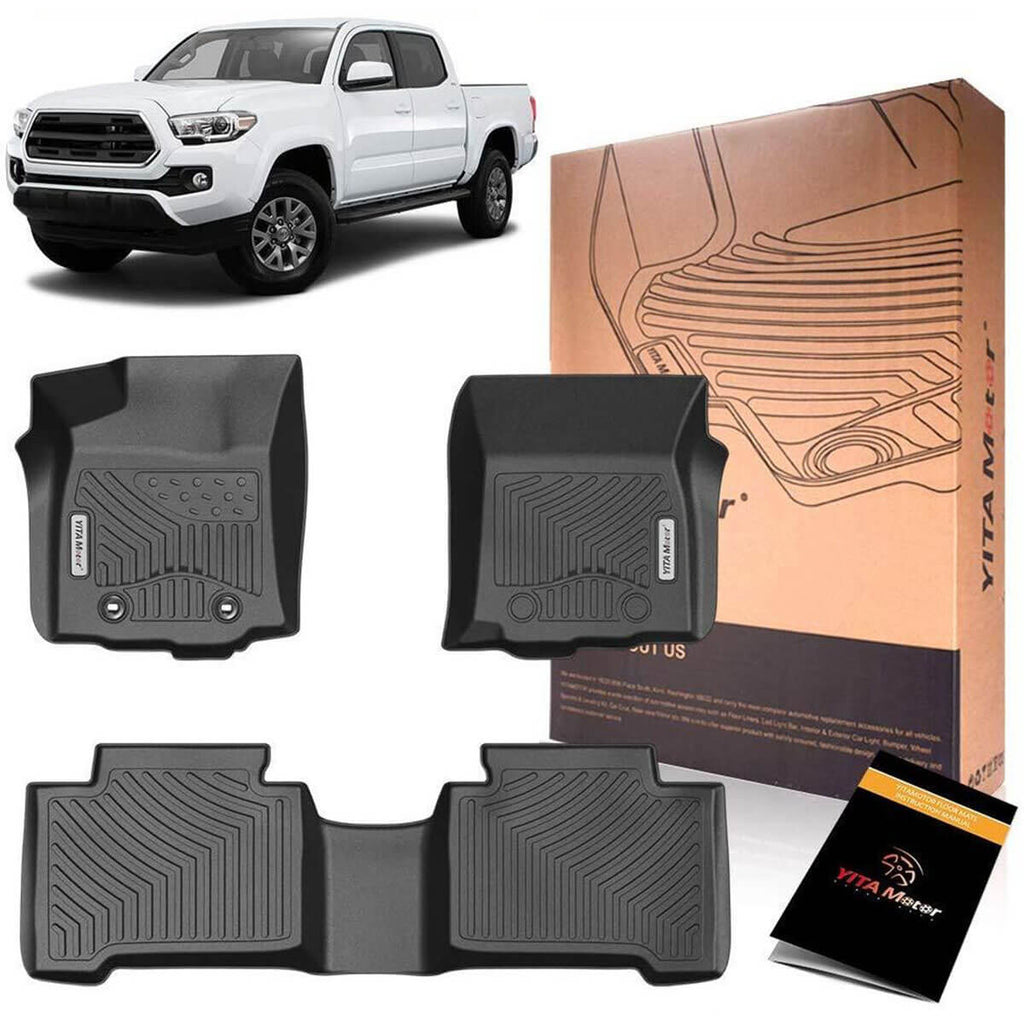 YITAMOTOR-2016-2017-Toyota-Tacoma-Double-Cab-Floor-Mats-Floor-Liners